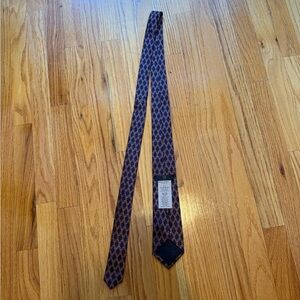 Versace Elegant Blue and Gold Men's Tie